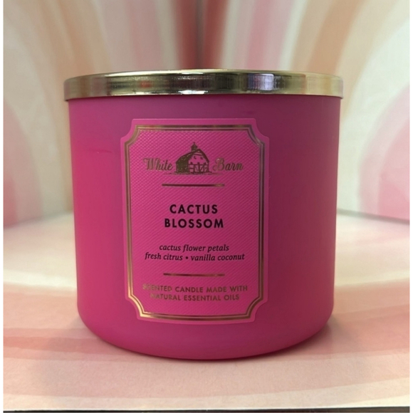 Bath & Body Works 3 Wick Candle Cactus Bloosom - Picture 1 of 6